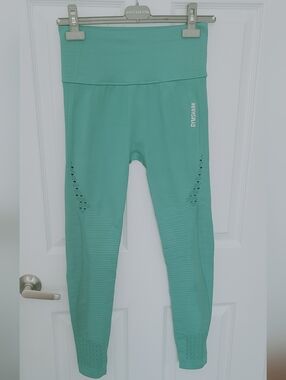 Gymshark High-Waist Seamless Leggings in Teal